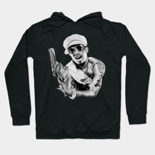 Andre 3000 Black and white Hoodie